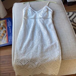 White spring/summer cocktail dress
